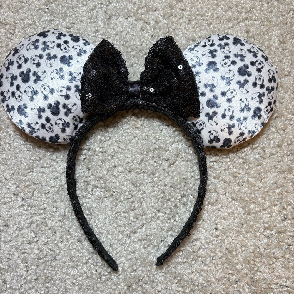 Mickey Mouse Ears Headband with Bow